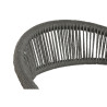 Silla de Jardín Home ESPRIT Negro Gris oscuro Aluminio Ratán 56 x 60