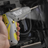 Destornillador Eléctrico Inalámbrico Multiposición con Accesorios D