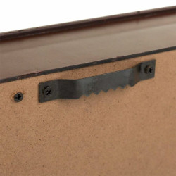 Placa de Pared Alexandra House Living Coffee Blanco Hierro 27 x 5 x 65