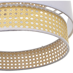 Lámpara de Techo Alexandra House Living Blanco Multicolor Mimbre 40 W
