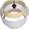 Lámpara de Techo Alexandra House Living Blanco Multicolor Mimbre 40 W