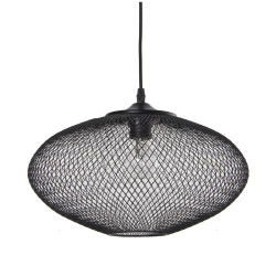 Lámpara de Techo Alexandra House Living Negro Metal 40 W 38 x 25 x 38