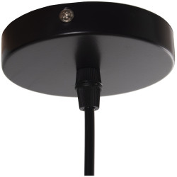 Lámpara de Techo Alexandra House Living Negro Metal 40 W 38 x 25 x 38