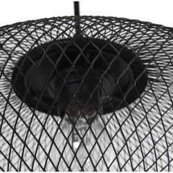 Lámpara de Techo Alexandra House Living Negro Metal 40 W 38 x 25 x 38