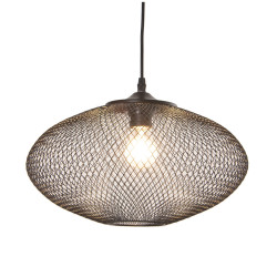 Lámpara de Techo Alexandra House Living Negro Metal 40 W 38 x 25 x 38