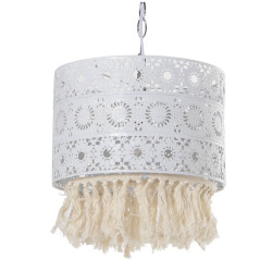 Lámpara de Techo Alexandra House Living Blanco Metal 40 W 29 x 28 x 2