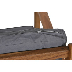 Conjunto de Mesa con 3 Sillones Home ESPRIT Marrón Gris Acacia 120 x