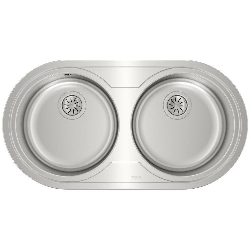 Fregadero de Dos Senos Teka 9025 DUETTA 2C Acero Inoxidable Fregadero de Dos Senos Teka 9025 DUETTA 2C Acero Inoxidable