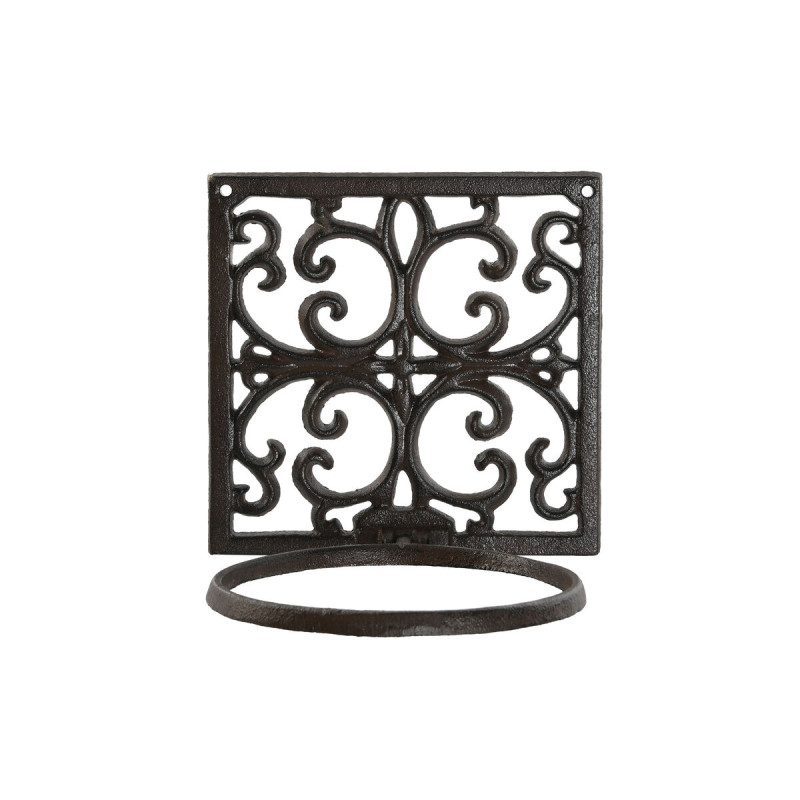 Soporte de Pared para Colgar Macetas Home ESPRIT Marrón oscuro Hierro Soporte de Pared para Colgar Macetas Home ESPRIT Marrón oscuro Hierro