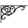 Soporte de Pared Home ESPRIT Hierro 24 x 3,2 x 15 cm