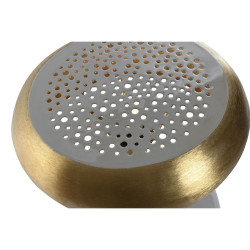 Lámpara de mesa Home ESPRIT Gris Dorado Metal 4 W 220 V 36 x 36 x 37,