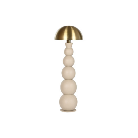 Lámpara de Pie Home ESPRIT Crema Dorado 220 V 31 x 31 x 92 cm