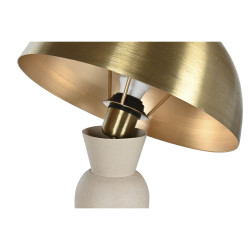 Lámpara de Pie Home ESPRIT Crema Dorado 220 V 31 x 31 x 92 cm