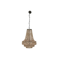 Lámpara de Techo Home ESPRIT Marrón Natural Madera Metal 56,5 x 56,5