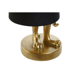 Lámpara de mesa Home ESPRIT Negro Dorado Resina 40 W 220 V 16 x 16 x
