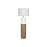 Lámpara de Pie Home ESPRIT Blanco Marrón 220 V 50 X 50 X 139,5 cm