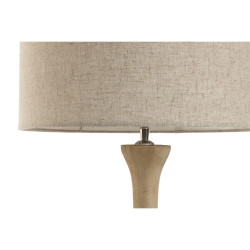 Lámpara de mesa Home ESPRIT Natural Madera de mango 50 W 220 V 40 x 4
