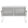 Conjunto de Mesa con 3 Sillones Home ESPRIT Gris Acero Policarbonato 1