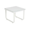 Conjunto de Mesa con 3 Sillones Home ESPRIT Gris Acero Policarbonato 1