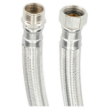 Latiguillo M1/2" X H1/2" 40 cm acero inoxidable AISI 304 EPDM