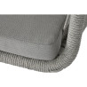 Sillón de jardín Home ESPRIT Blanco Gris Aluminio ratán sintético
