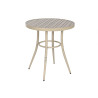Mesa auxiliar Home ESPRIT Blanco Aluminio 70 x 70 x 75 cm