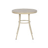 Mesa auxiliar Home ESPRIT Blanco Aluminio 70 x 70 x 75 cm
