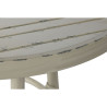 Mesa auxiliar Home ESPRIT Blanco Aluminio 70 x 70 x 75 cm