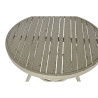 Mesa auxiliar Home ESPRIT Blanco Aluminio 70 x 70 x 75 cm