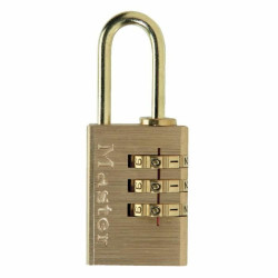 Candado de combinación Master Lock Latón 3 dígitos