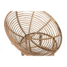 Silla de Jardín Home ESPRIT Bambú Ratán 91 x 65 x 81 cm