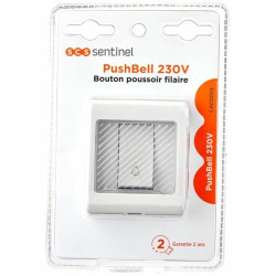 Pulsador para timbre SCS SENTINEL CAC0003 (230 V)