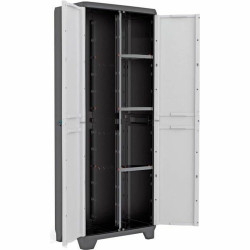 Estantería KIS 9726000 0616 02 Negro/Gris Resina Plástico 68 x 39 x