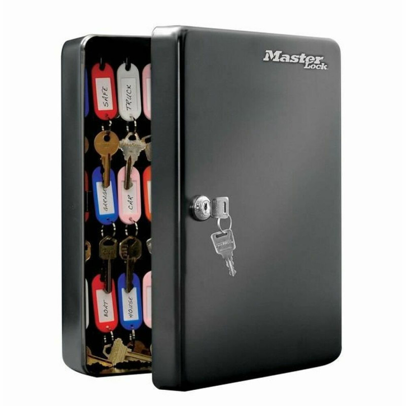 Armario de llaves Master Lock 9,8 x 23,9 x 30 cm 50 Llaves Negro Ac Armario de llaves Master Lock 9,8 x 23,9 x 30 cm 50 Llaves Negro Ac