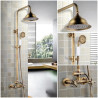 Columna de Ducha ROUSSEAU Acero Inoxidable Bronce