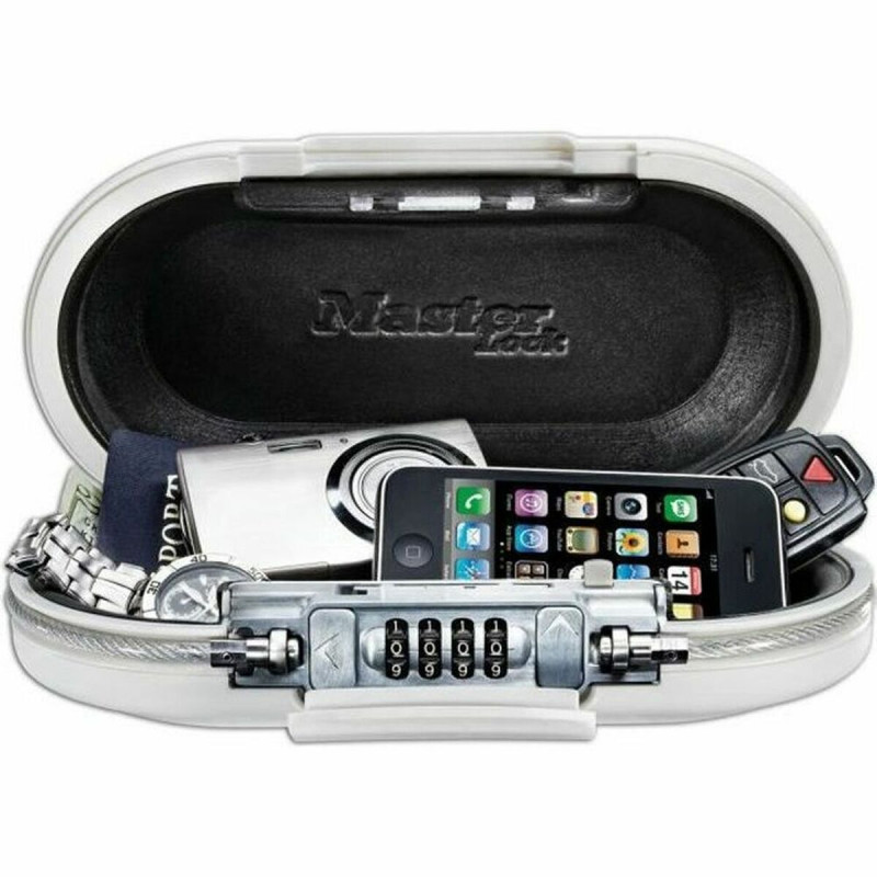 Caja Fuerte Portátil con Cable de Seguridad Master Lock 5900EURDWHT B