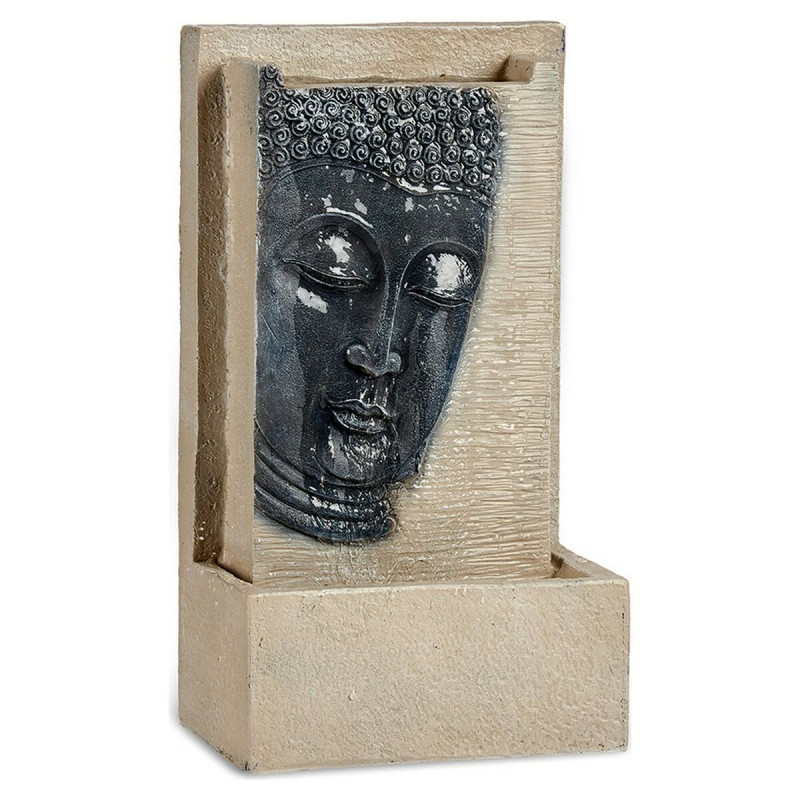 Fuente Buda Marrón Gris Resina (16 x 48 x 26,5 cm) Fuente Buda Marrón Gris Resina (16 x 48 x 26,5 cm)