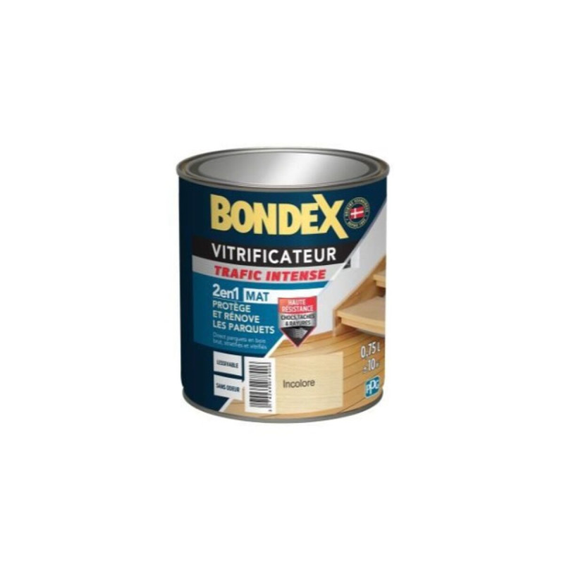 Barniz vitrificador Bondex Parquet Mate Incoloro 750 ml Barniz vitrificador Bondex Parquet Mate Incoloro 750 ml