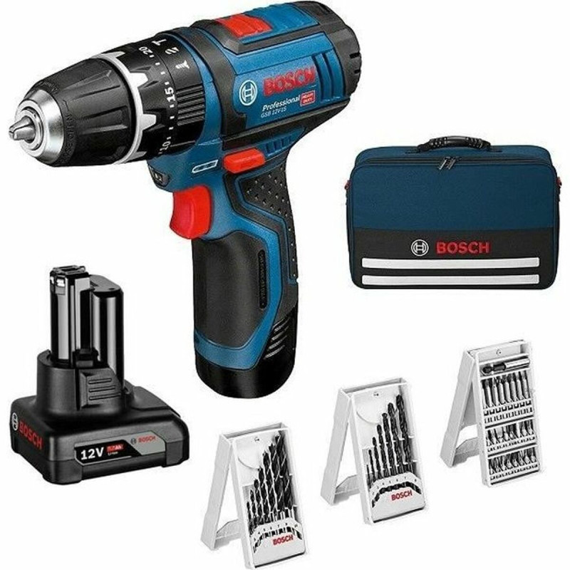 Taladro atornillador BOSCH Professional GSB 12V-15 12 V 30 Nm Taladro atornillador BOSCH Professional GSB 12V-15 12 V 30 Nm