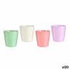 Maceta Rosa Lila Blanco Verde Arcilla (16,5 x 16 x 16,5 cm) (120 Unida