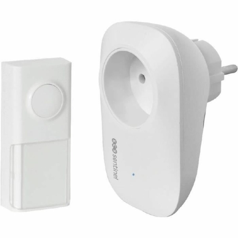 Timbre Inalámbrico con Pulsador SCS SENTINEL EcoBell 100 100 m Timbre Inalámbrico con Pulsador SCS SENTINEL EcoBell 100 100 m