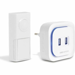 Timbre Inalámbrico con Pulsador SCS SENTINEL EcoBell 100 USB x 2 100
