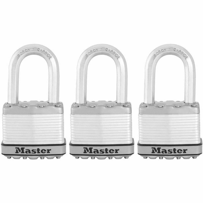 Candado de llave Master Lock (3 Unidades) Candado de llave Master Lock (3 Unidades)