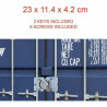 Candado de llave Master Lock Zinc Rectangular (4 Unidades)