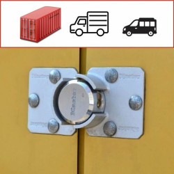 Candado de llave Master Lock Zinc Rectangular (4 Unidades)