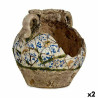 Figura Decorativa para Jardín Jarrón Poliresina 28,5 x 28 x 28,5 cm