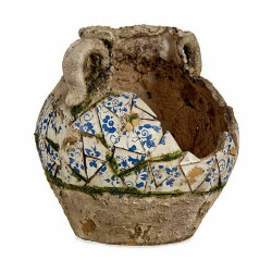 Figura Decorativa para Jardín Jarrón Poliresina 28,5 x 28 x 28,5 cm
