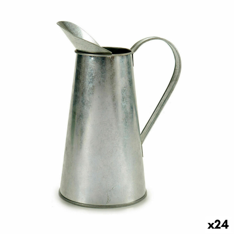 Maceta Patrón Lechera Plateado Zinc 17 x 21,5 x 11,3 cm (24 Unidades) Maceta Patrón Lechera Plateado Zinc 17 x 21,5 x 11,3 cm (24 Unidades)
