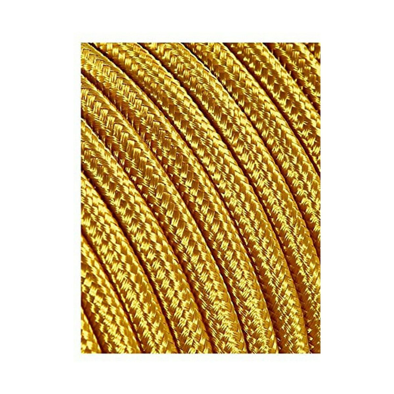 Cable EDM C12 2 x 0,75 mm Oro Textil 5 m Cable EDM C12 2 x 0,75 mm Oro Textil 5 m