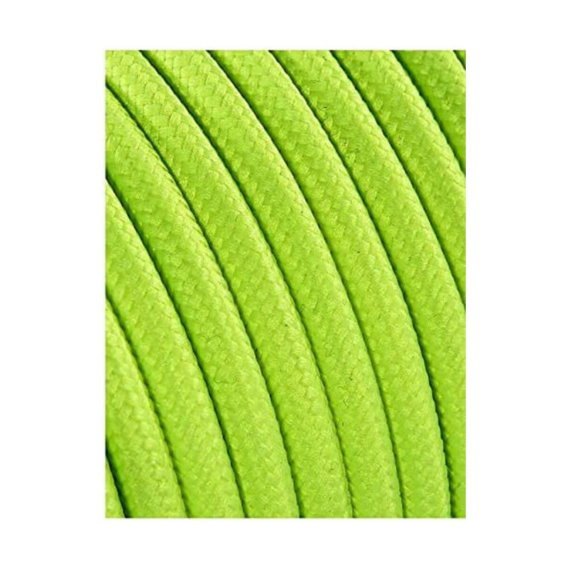 Cable EDM 2 x 0,75 mm Verde Textil 5 m Cable EDM 2 x 0,75 mm Verde Textil 5 m